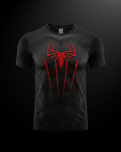 RED SPIDER-MAN LOGO T-SHIRT